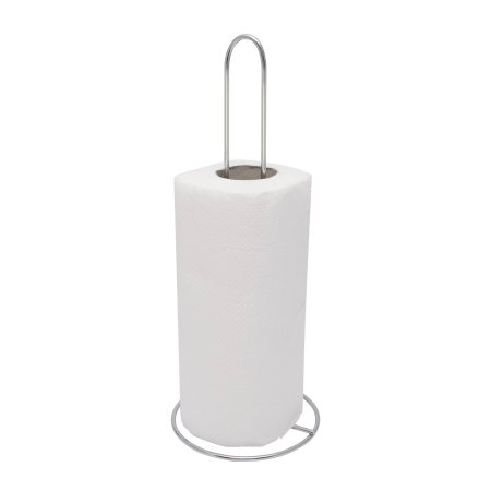 Casa si Gradina - Suport pentru prosop de hârtie - elegant, cromat și stabil (Înălțime 33 cm)