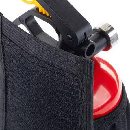 Suport prindere portbagaj pentru stingator auto, negru – Velcro, diametru maxim 10 cm [2]