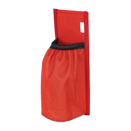 Suporturi Auto - Suport rosu prindere portbagaj pentru stingator auto – Velcro, diametru maxim 10 cm