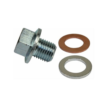 Echipamente Service - Șurub Golire Carcasă Transmisie / Baie Ulei Metzger - Alfa Romeo MiTo 1.4 MultiAir (M14x1.5) - Set cu Garnituri