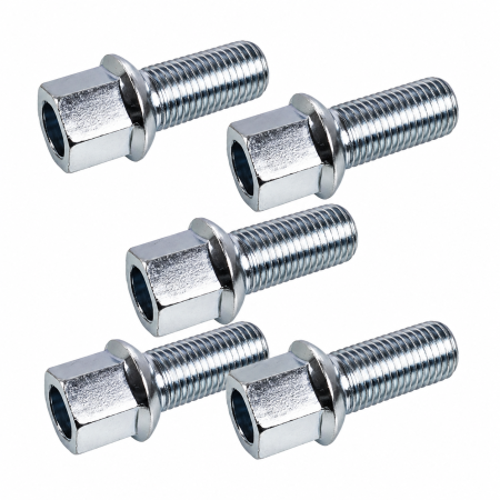Service Roti - Set 5 șuruburi roată Febi M14x1,5 scaun sferic 48 mm pentru VW Golf Plus V / Passat B6