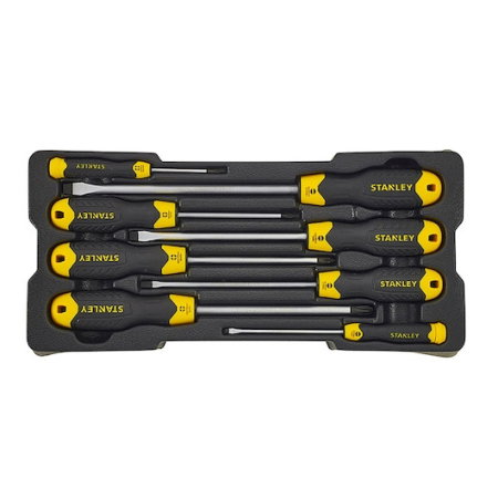 Reparatii si Echipamente Auto - Surubelnita STANLEYr TRANSMODULE SYSTEMtm Cushion Grip, 8 buc.
