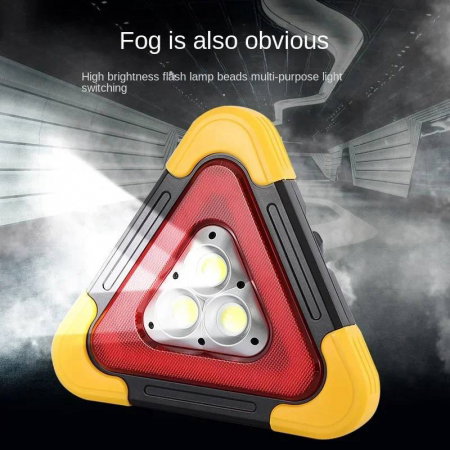 Triunghi reflectorizant cu 3 LED incarcare solara/ USB si 5 moduri de avertizare [2]