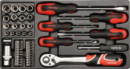 Trusa de scule profesionala in cutie metalica 80 piese [3]