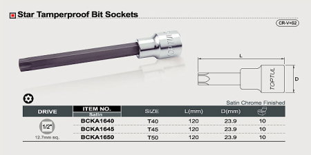 Tubulara bit torx special lung 1/2 [1]