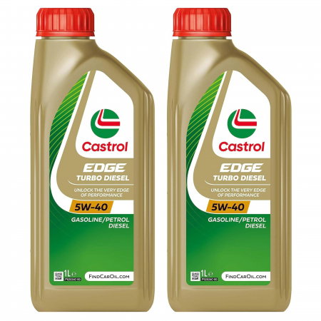 Branduri - Pachet 2 litri Ulei Castrol Edge Turbo Diesel 5W40