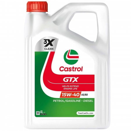 Branduri - Ulei Castrol GTX 15W40 A3/B3 4 litri