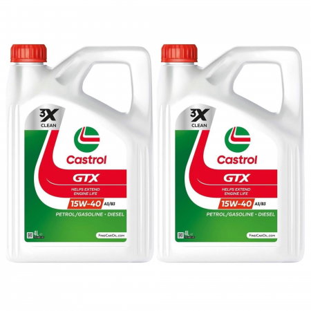 Branduri - Pachet 8 litri Ulei Castrol GTX 15W40 A3/B3