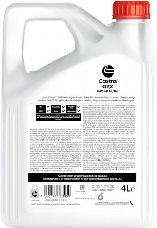 Ulei Castrol GTX A3/B3 15W40 4 litri [1]