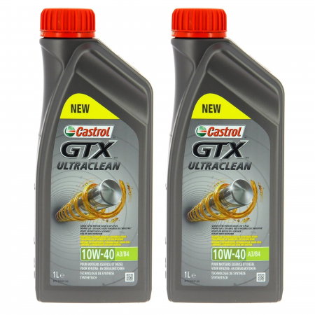 Branduri - Pachet 2 litri Ulei Castrol GTX Ultraclean 10W40 A3/B4