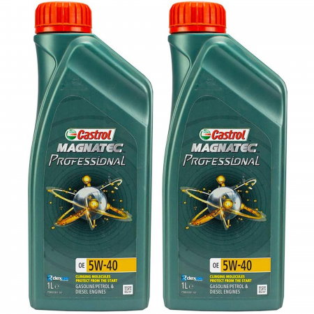 Branduri - Pachet 2 litri Ulei Castrol Magnatec Professional OE 5W40