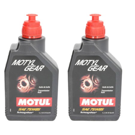 Branduri - Pachet 2 litri ulei cutie de viteze Motul MOTYLGEAR 75W85 – Protecție optimă pentru transmisii manuale