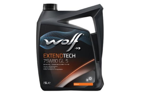 Ulei cutie manuala (Ulei) - ULEI CUTIE MANUALA WOLF EXTENDTECH 75W80 GL 5 5L