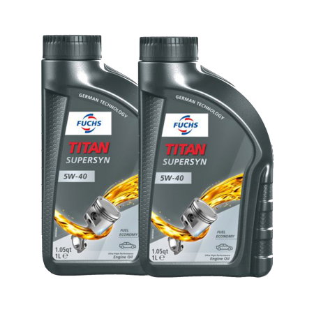 Pachete - Pachet 2 Litri (2x 1L) - Ulei de Motor Fuchs TITAN Supersyn 5W-40 (ACEA A3/B4, VW 502.00/505.00)