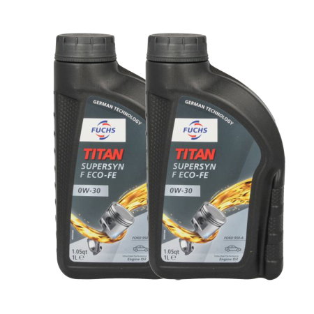Pachete - Pachet 2 Litri (2x 1L) - Ulei de Motor Fuchs TITAN Supersyn F ECO-FE 0W-30 (Special Ford M2C950-A, ACEA C2)