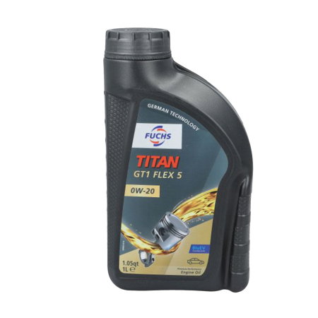 Uleiuri si Lichide - Ulei de Motor Fuchs TITAN GT1 FLEX 5 0W-20 - 1 Litru (ACEA C6, API SP, BMW LL-17 FE+, MB 229.72)