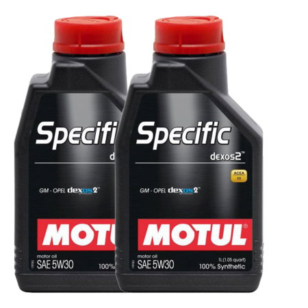 Branduri - Pachet 2 litri ulei de motor Motul Specific DEXOS2 5W30 – Protecție avansată pentru motoare moderne