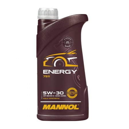 Branduri - Ulei Motor MANNOL Energy 5W30 - 1 Litru, Sintetic cu Ester (HTHS Scăzut, Start-Stop)