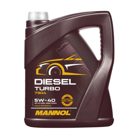Branduri - Ulei Motor Sintetic MANNOL Diesel Turbo 5W-40 (7904) - 5 Litri - Tehnologie Ester (VW / Mercedes / BMW)