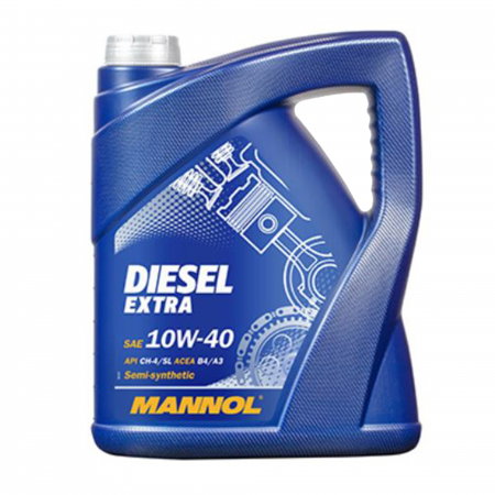 Branduri - Ulei Motor MANNOL Diesel Extra 10W40, 5 litri, Tehnologie Ester, Hidrosintetic, API CH-4/SN, ACEA A3/B4, Aprobare VW 505.00 / MB 229.3