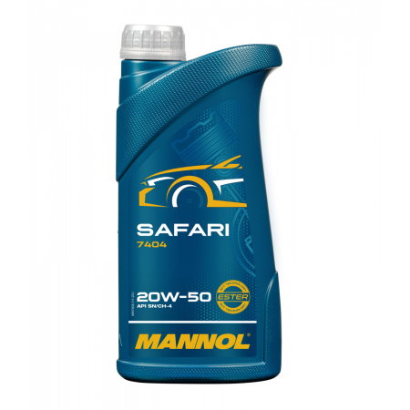20W50 - Ulei Motor MANNOL Safari 20W50 - Semi-Sintetic, Protecție Motoare Uzate/Condiții Dificile