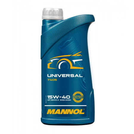 Branduri - Ulei Motor Mannol Universal 15W-40 - 1 Litru (Mineral, Protecție Extinsă)