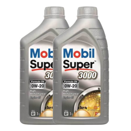 0W20 - Pachet 2 litri Ulei Mobil Super 3000 Formula OV 0W20