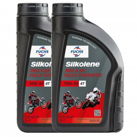 Consumabile Moto - Pachet 2 litri Ulei moto 4T Silkolene PRO 4 XP 10W40