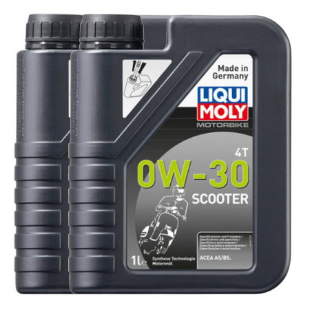 Branduri - Pachet 2 litri Ulei moto Liqui Moly Motorbike Scooter 4T 0W30