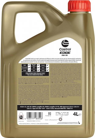 Ulei Castrol Edge 0W30 4 litri [1]