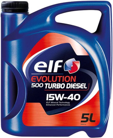 Ulei motor turisme (Ulei) - Ulei motor ELF Evolution 500 Turbo Diesel 15W40 5L