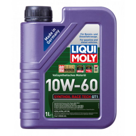 Ulei motor turisme (Ulei) - Ulei motor Liqui Moly Synthoil Race Tech GT1 10W60 1L