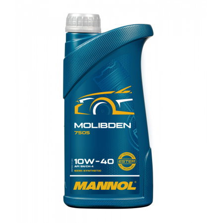 Branduri - Ulei Motor MANNOL Molibden 10W40 (MoS2) - 1 Litru, Hidrosintetic, Anti-fricțiune Extremă
