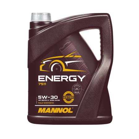 Branduri - Ulei Motor MANNOL Energy 5W30, 5 litri - Sintetic cu Esteri (Protecție Premium, Start-Stop)