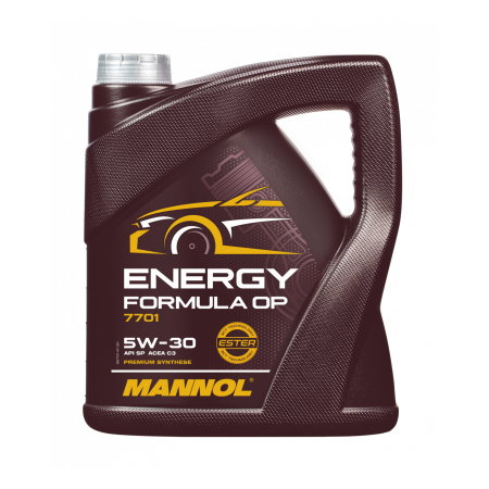 Branduri - Ulei Motor MANNOL Energy Formula OP 5W-30 - 4 litri, Sintetic cu Ester (GM dexos2, Low SAPS)