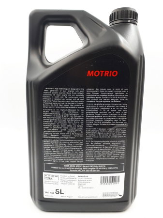 Ulei motor Motrio Extra 5W40 5L [2]