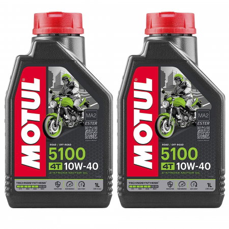 Branduri - Pachet 2 litri Ulei motor Motul 4T 5100 MA2 10W40