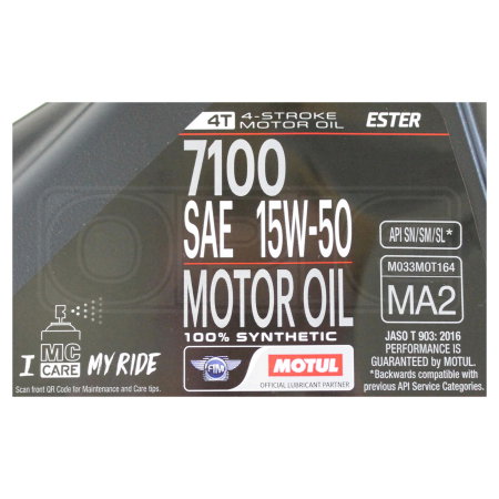 Ulei moto (Ulei) - Ulei motor Motul 7100 15W50 4T 4L