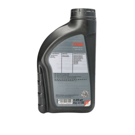 Ulei de Motor Fuchs TITAN Supersyn D1 5W-30 - 1 Litru (API SP RC, ILSAC GF-6A, dexos1™ Gen 3) [1]