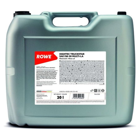 Ulei motor camioane (Ulei) - Ulei motor Rowe Hightec TrucksStar Multi-LA 5W30 20L