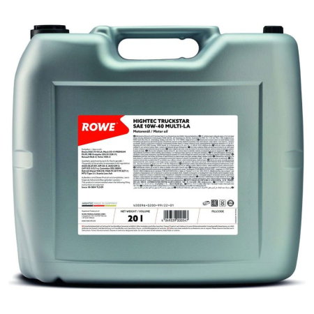 Ulei motor camioane (Ulei) - Ulei motor Rowe TruckStar Multi-LA 10W40 20L
