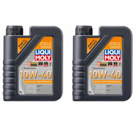 Branduri - Pachet 2 litri Ulei Motor Semisintetic Liqui Moly Leichtlauf Performance 10W-40