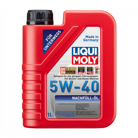 Branduri - Ulei Motor Sintetic Liqui Moly completare 5W40 1 litru