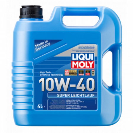 Ulei Motor Original și Aftermarket - 0W20, 5W30, 5W40 - SXS Auto - Ulei Motor Sintetic Liqui Moly Super Leichtlauf 10W40 4 litri