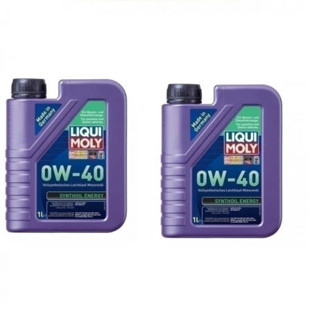 0W40 - Pachet 2 litri Ulei motor sintetic Liqui Moly Synthoil Energy 0W40