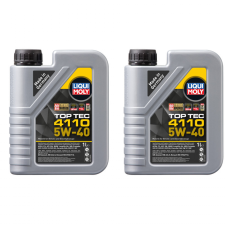 Branduri - Pachet 2 litri Ulei Motor Sintetic Liqui Moly Top Tec 4110 5W40