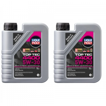 Branduri - Pachet 2 litri Ulei Motor Sintetic Liqui Moly Top Tec 4400 5W30