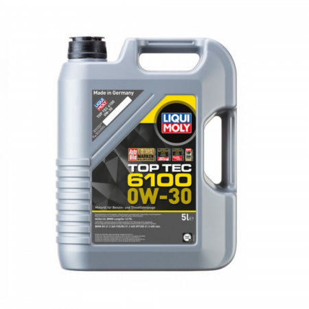 Ulei Motor Original și Aftermarket - 0W20, 5W30, 5W40 - SXS Auto - Ulei Motor Sintetic Liqui Moly Top Tec 6100 0W30 5 litri