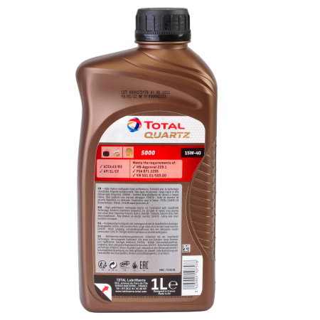 Ulei motor Total Quartz 5000 15W40 1L [1]