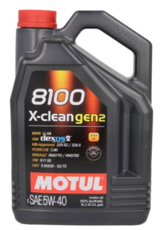 Ulei motor turisme (Ulei) - Ulei motor turisme Motul 8100 X-Clean Gen2 5W40 5L